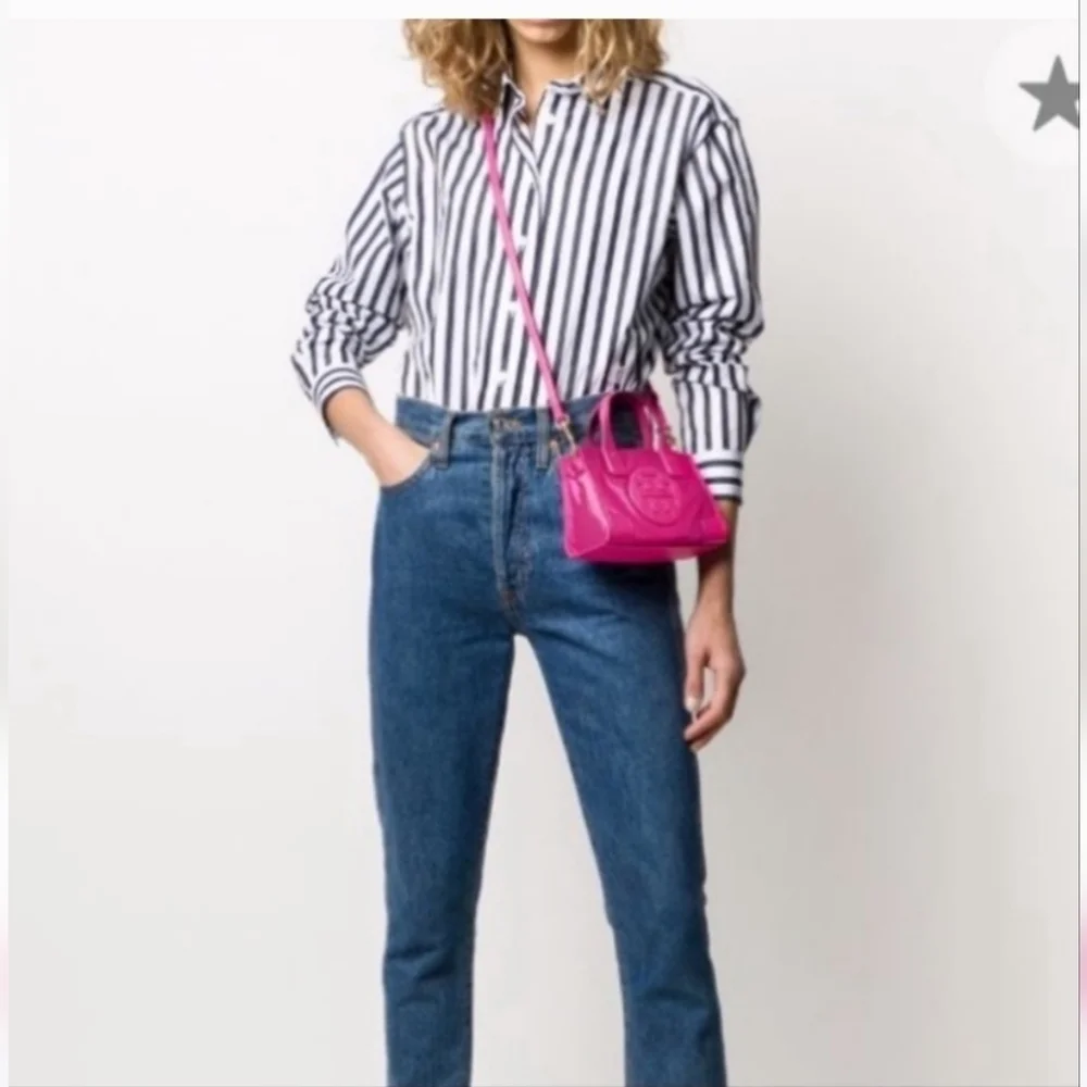 Tory Burch used pink strap